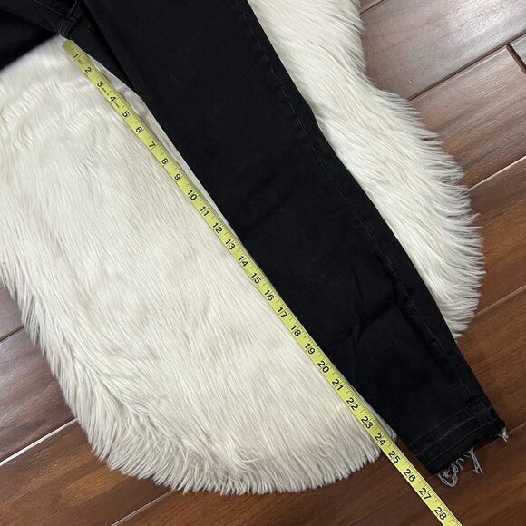 Spanx Women's Size Small Vintage Black Distressed Ankle Skinny Jegging Jeans - Picture 4 of 8